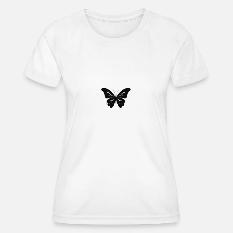 Butterfly - Women's Functional T-Shirt - white
