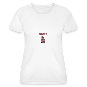 Wolf Kurt Bozkurt - Frauen Funktions-T-Shirt - Weiß - Vorne - AI Model Female 172 dark (172cm)
