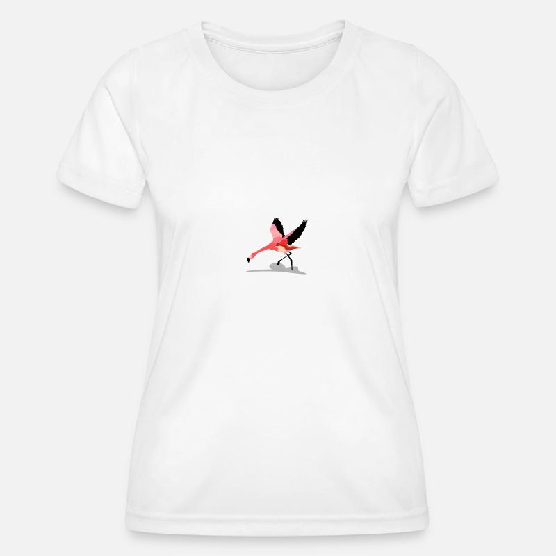 flamingo - Women's Functional T-Shirt - white