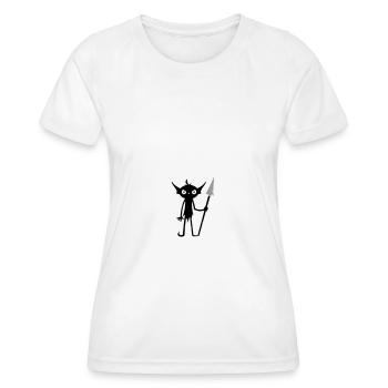 Monstre orc gobelin - T-shirt sport Femme - blanc - Devant - AI Model Female 172 dark (172cm)