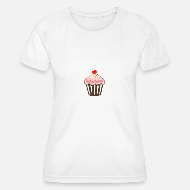 Cupcake - Women's Functional T-Shirt - white