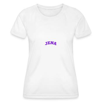 Jena - Frauen Funktions-T-Shirt - Weiß - Vorne - AI Model Female 172 dark (172cm)