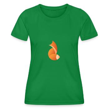 Goldener Schnitt Fuchs - Frauen Funktions-T-Shirt - Kelly Green - Vorne - AI Model Female 172 dark (172cm)