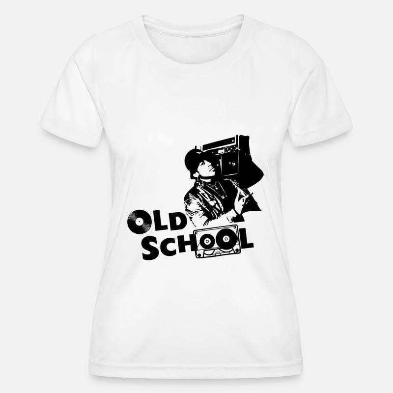 Old School - Women's Functional T-Shirt - white