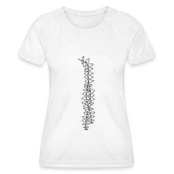 Hanging plant 2 - Frauen Funktions-T-Shirt - Weiß - Vorne - AI Model Female 172 dark (172cm)