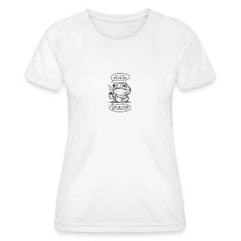 Cache-cache - T-shirt sport Femme - blanc - Devant - AI Model Female 172 dark (172cm)