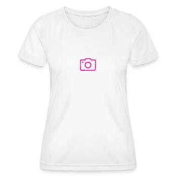 Photo Icône T-shirt - T-shirt sport Femme - blanc - Devant - AI Model Female 172 dark (172cm)