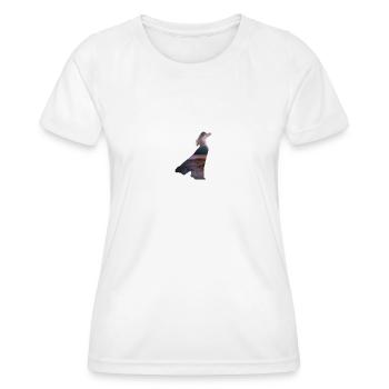 Frau mit Kleid - Frauen Funktions-T-Shirt - Weiß - Vorne - AI Model Female 172 dark (172cm)