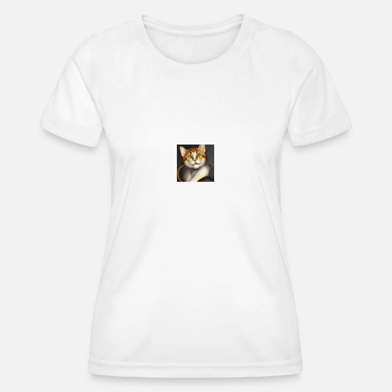 Cat Art - Women's Functional T-Shirt - white