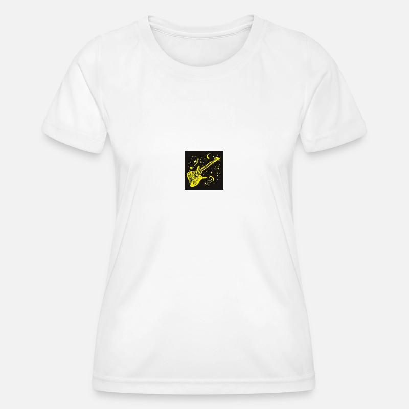 Guitar - Women's Functional T-Shirt - white