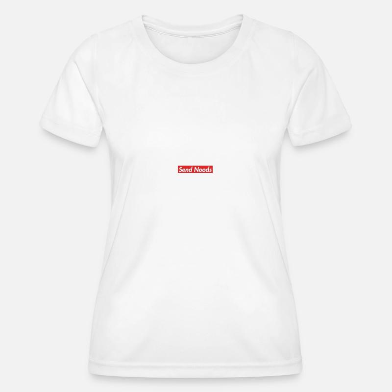 Send Noods - Women's Functional T-Shirt - white