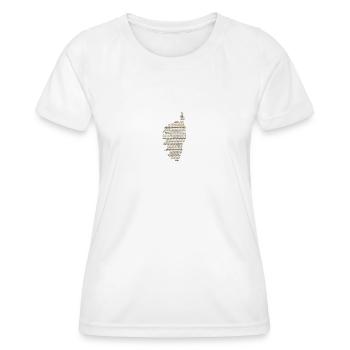 corse - Women's Functional T-Shirt - white - Front - AI Model Female 172 dark (172cm)