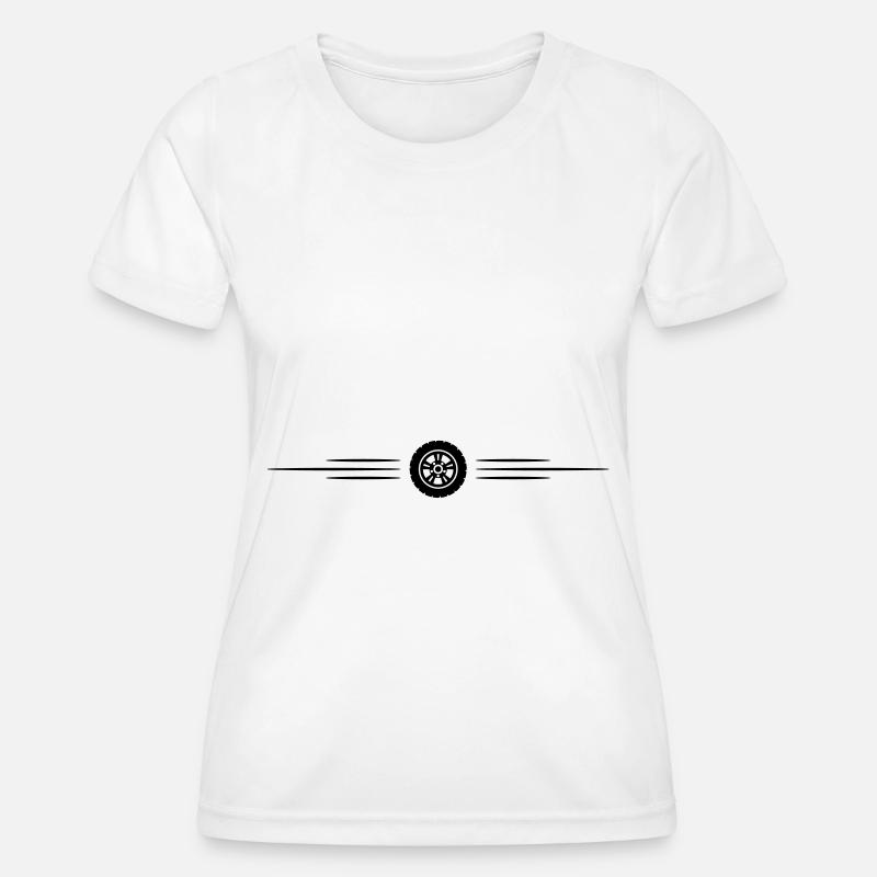 Tire tuning line - Women's Functional T-Shirt - white