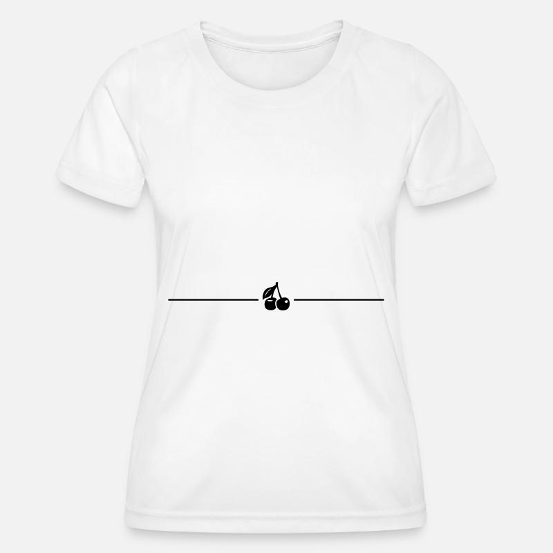 Cherry line - Women's Functional T-Shirt - white