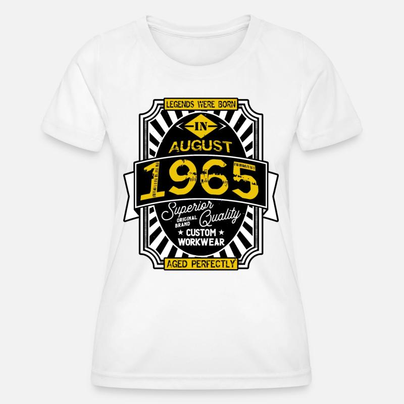 1965 AUGUST - Women's Functional T-Shirt - white