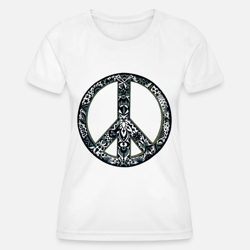 Peace - Women's Functional T-Shirt - white