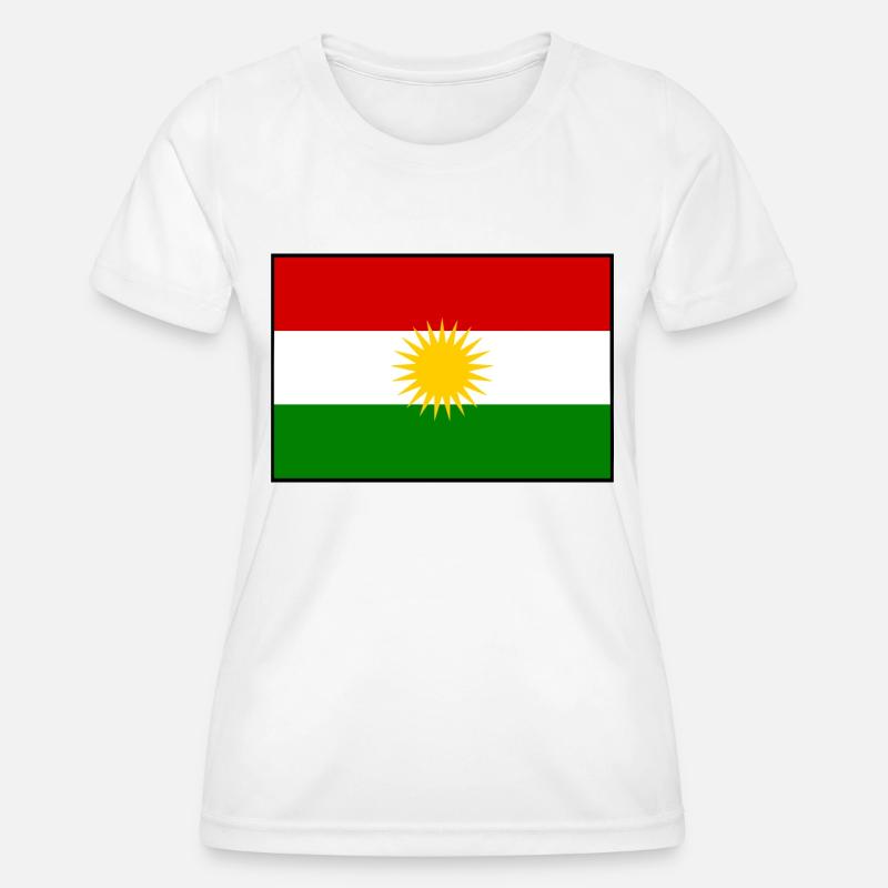 Kurdistan - Women's Functional T-Shirt - white