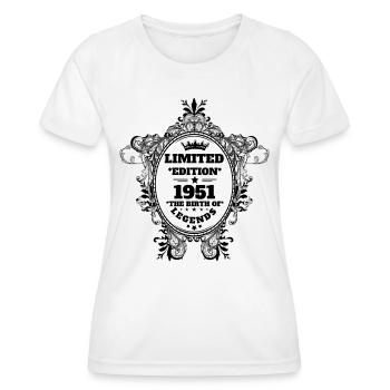 1951 - T-shirt sport Femme - blanc - Devant - AI Model Female 172 dark (172cm)