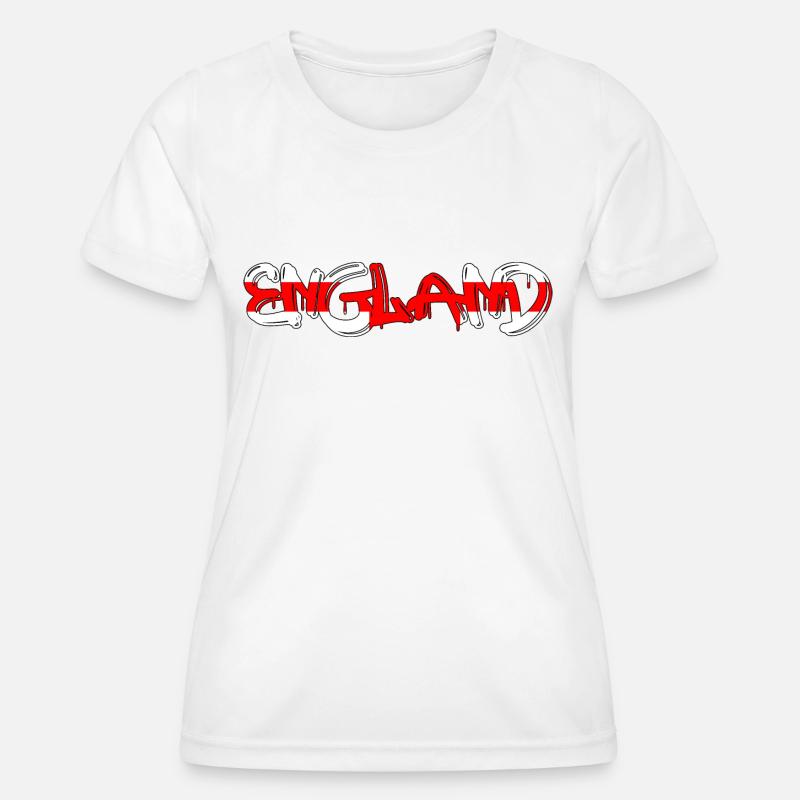 england - Women's Functional T-Shirt - white
