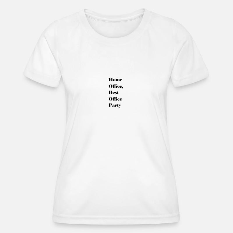 Home office - Women's Functional T-Shirt - white