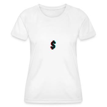 Dollar - T-shirt sport Femme - blanc - Devant - AI Model Female 172 dark (172cm)