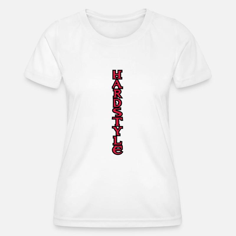 Hardstyle__V036 - Women's Functional T-Shirt - white