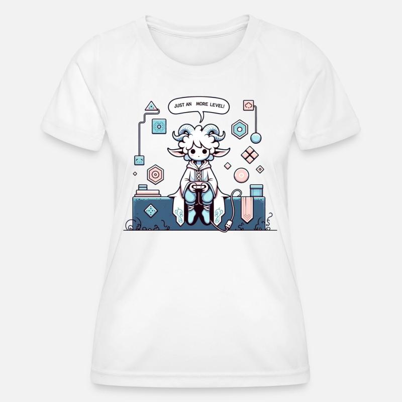 Just One More Level! - Women's Functional T-Shirt - white