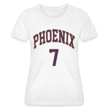 Phoenix 7 - Frauen Funktions-T-Shirt - Weiß - Vorne - AI Model Female 172 dark (172cm)