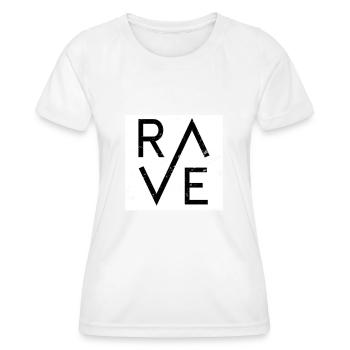 Rave Festival Raver - Frauen Funktions-T-Shirt - Weiß - Vorne - AI Model Female 172 dark (172cm)