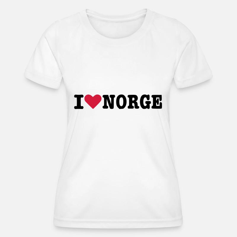 Norway - Women's Functional T-Shirt - white