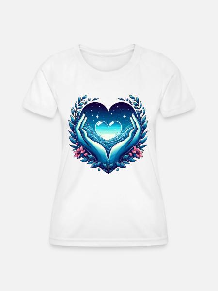Heart - Women's Functional T-Shirt - white