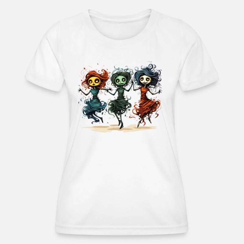 GHOULS JUST WANNA HAVE FUN - Women's Functional T-Shirt - white