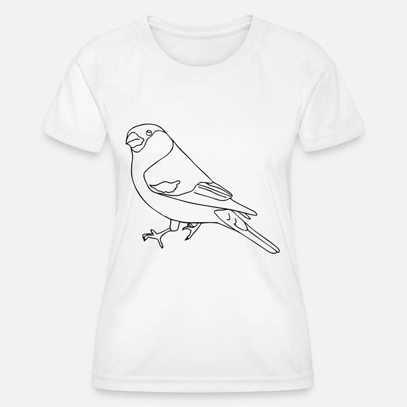 bullfinch - Women's Functional T-Shirt - white