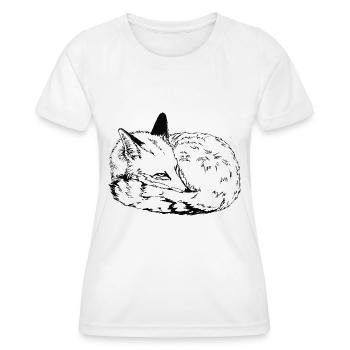 Renard - T-shirt sport Femme - blanc - Devant - AI Model Female 172 dark (172cm)
