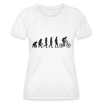 Evolution Bicycle - T-shirt sport Femme - blanc - Devant - AI Model Female 172 dark (172cm)