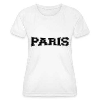 Paris - Frauen Funktions-T-Shirt - Weiß - Vorne - AI Model Female 172 dark (172cm)