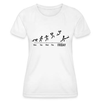 Cricketer Cricket Game Weekend - Women's Functional T-Shirt - white - Front - AI Model Female 172 dark (172cm)