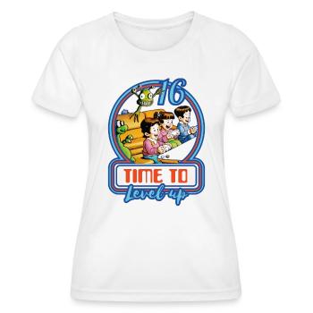 Gamer pc gaming Spielkonsolen game gamer 16 Jahre - Frauen Funktions-T-Shirt - Weiß - Vorne - AI Model Female 172 dark (172cm)