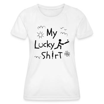 Cricketer Cricket-game jeu de cricket amusant - T-shirt sport Femme - blanc - Devant - AI Model Female 172 dark (172cm)