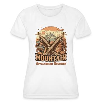 Dulcimer musicien Instrument à cordes pincées Dulcimer martelé - T-shirt sport Femme - blanc - Devant - AI Model Female 172 dark (172cm)