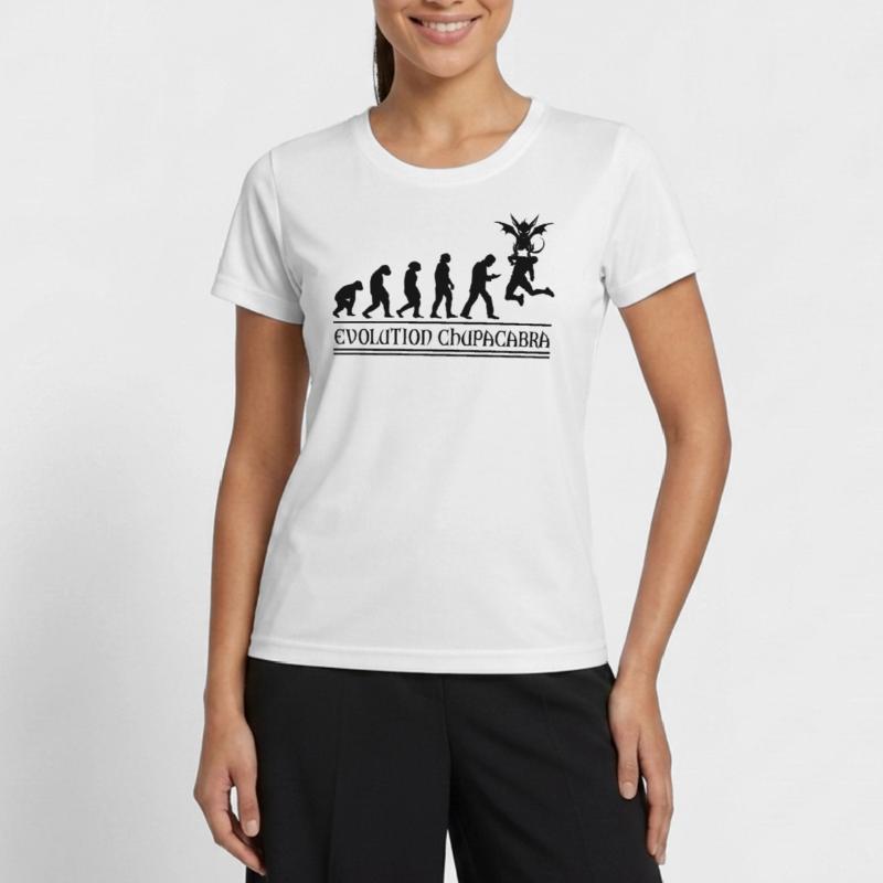 Cryptozoologistes Chupacabra Créatures Évolution T-shirt sport Femme