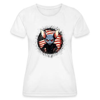 Cryptozoologistes Chupacabra Creatures États-Unis - T-shirt sport Femme - blanc - Devant - AI Model Female 172 dark (172cm)