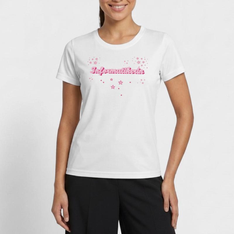 Programmierer Abschluss-Geschenk Informatikerin Frauen Funktions-T-Shirt
