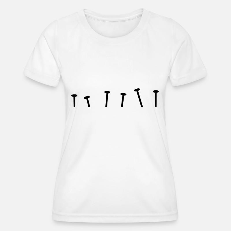 Nails - Women's Functional T-Shirt - white