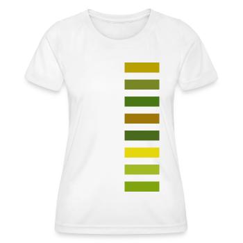Shades of green - Women's Functional T-Shirt - white - Front - AI Model Female 172 dark (172cm)