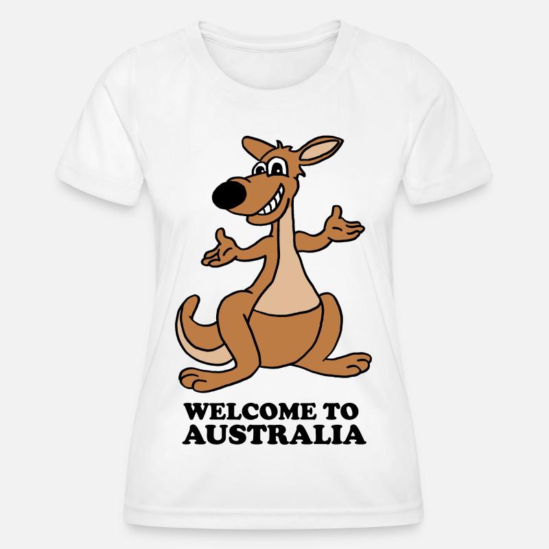 kangaroo - Women's Functional T-Shirt - white