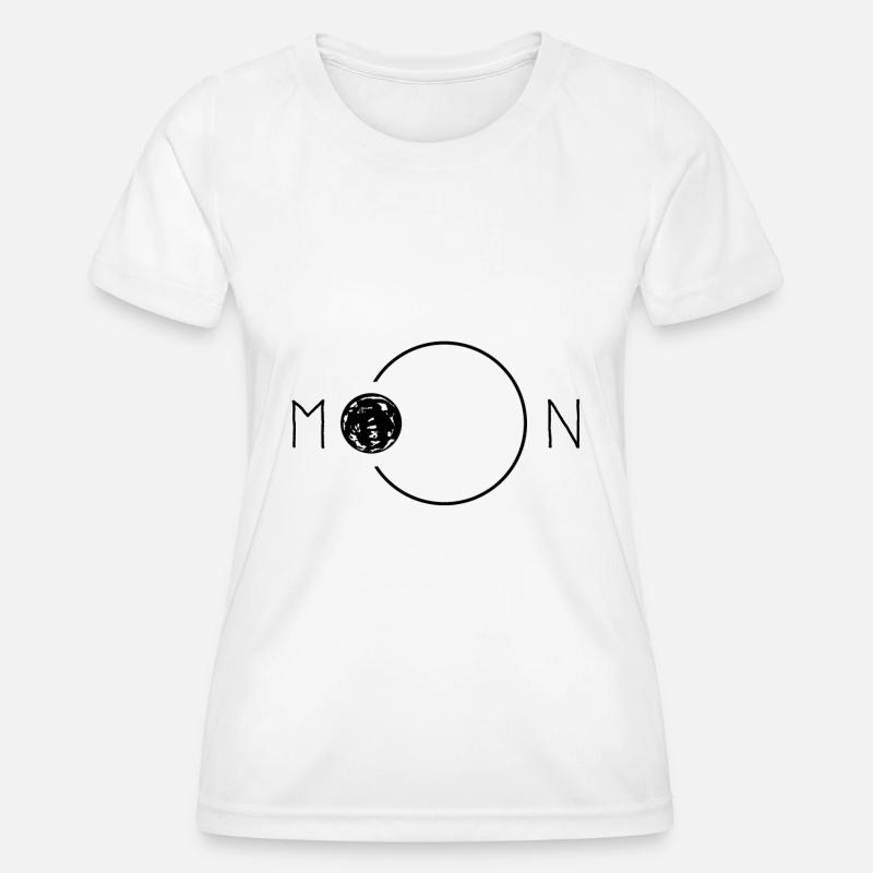 Moon moon gift - Women's Functional T-Shirt - white