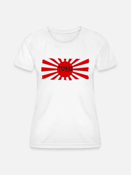 TOKIO JAPAN - Frauen Funktions-T-Shirt - Weiß
