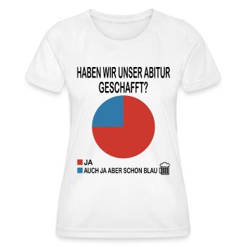 Abitur 2023 Abschlussklasse - Frauen Funktions-T-Shirt - Weiß - Vorne - AI Model Female 172 dark (172cm)