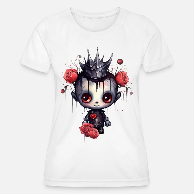 Cute Gothic King - Women's Functional T-Shirt - white